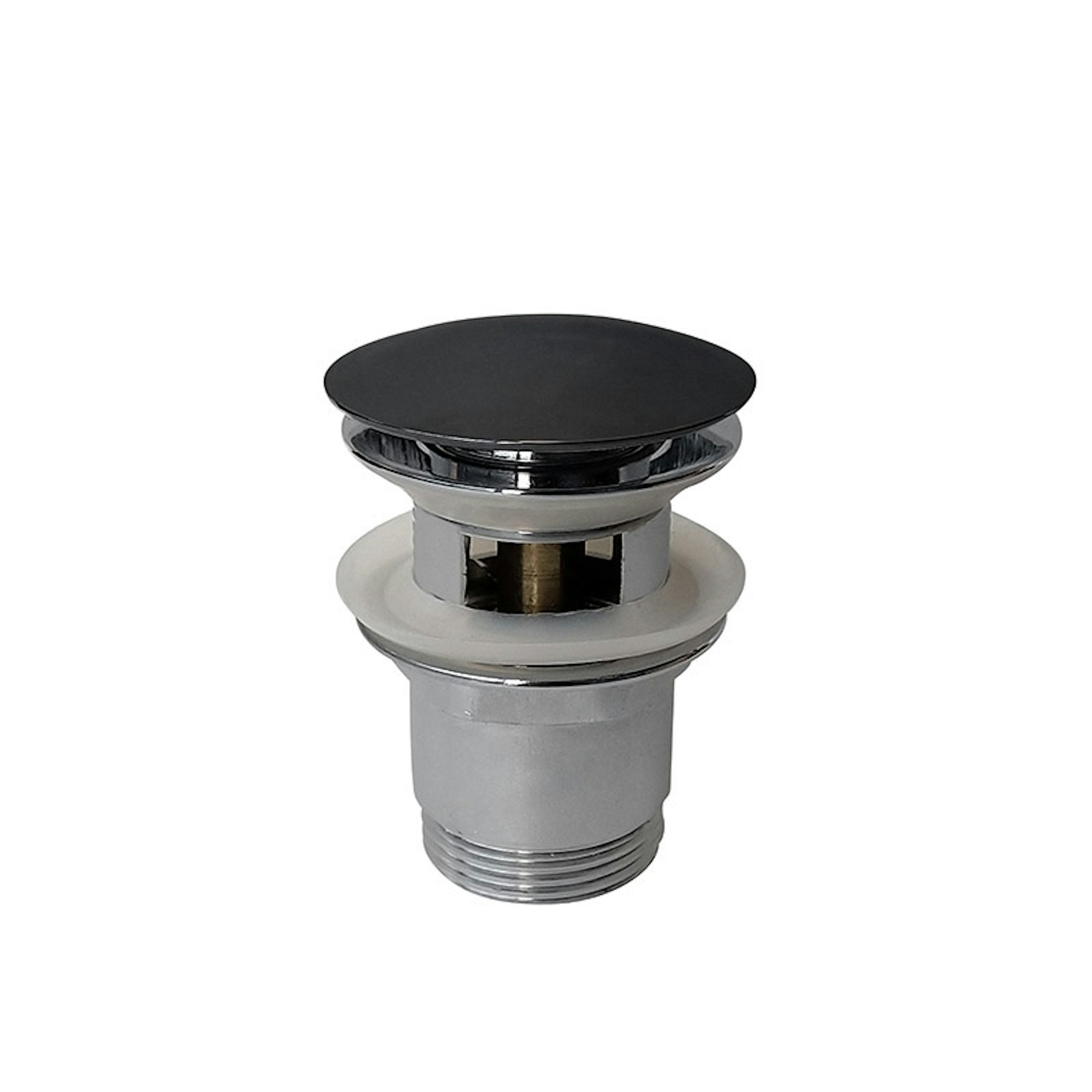 Bottenventil Noro Med Pop-up för Bräddavlopp Svart