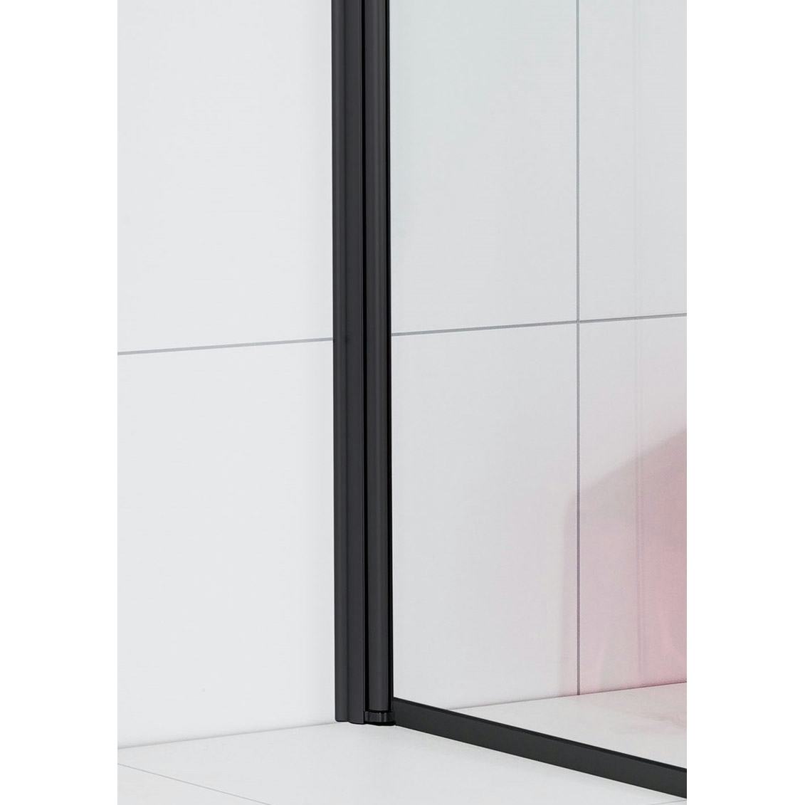 Väggprofil Noro För Duschvägg Frost 115 Svart