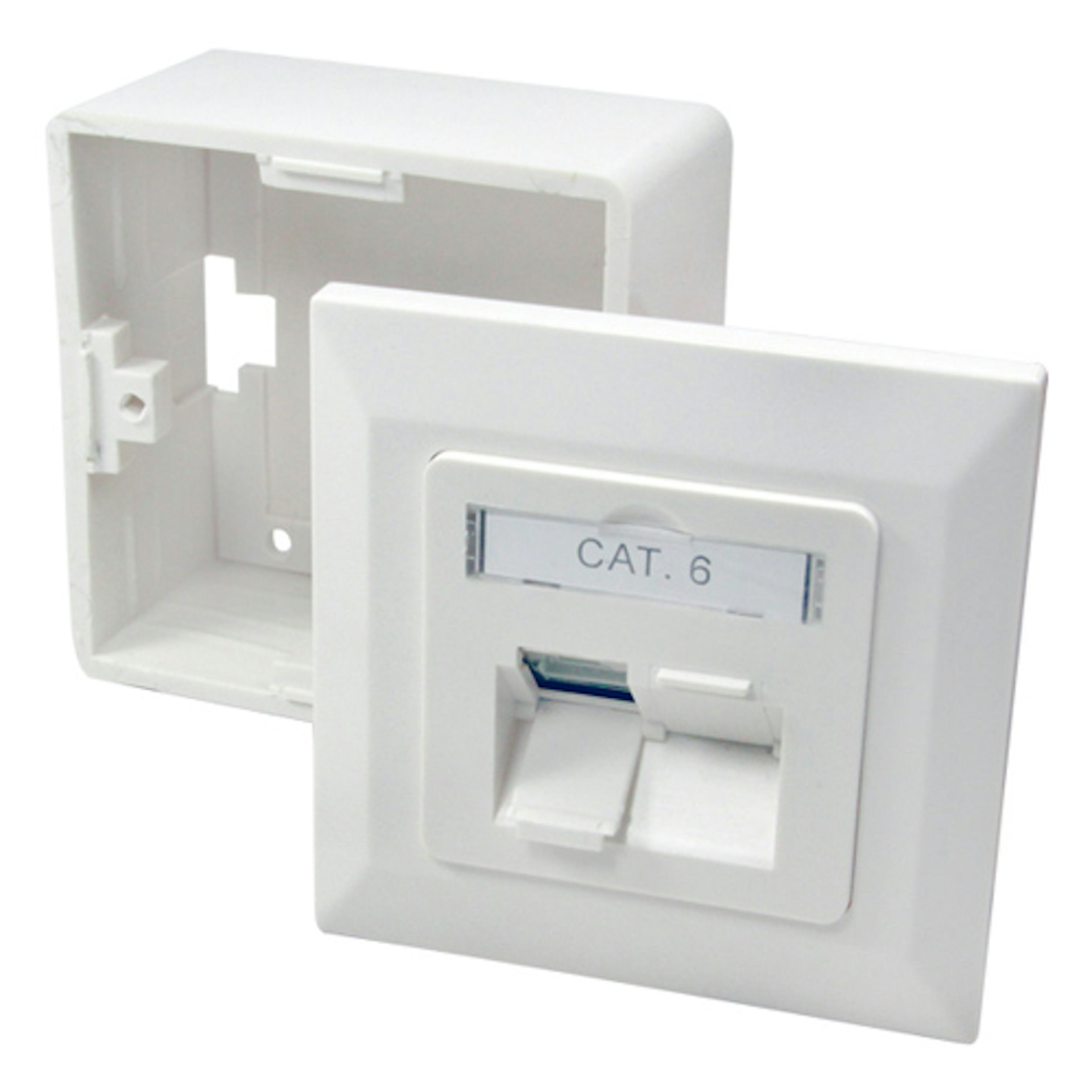 Nätverksuttag LogiLink 2xRJ45 CAT6