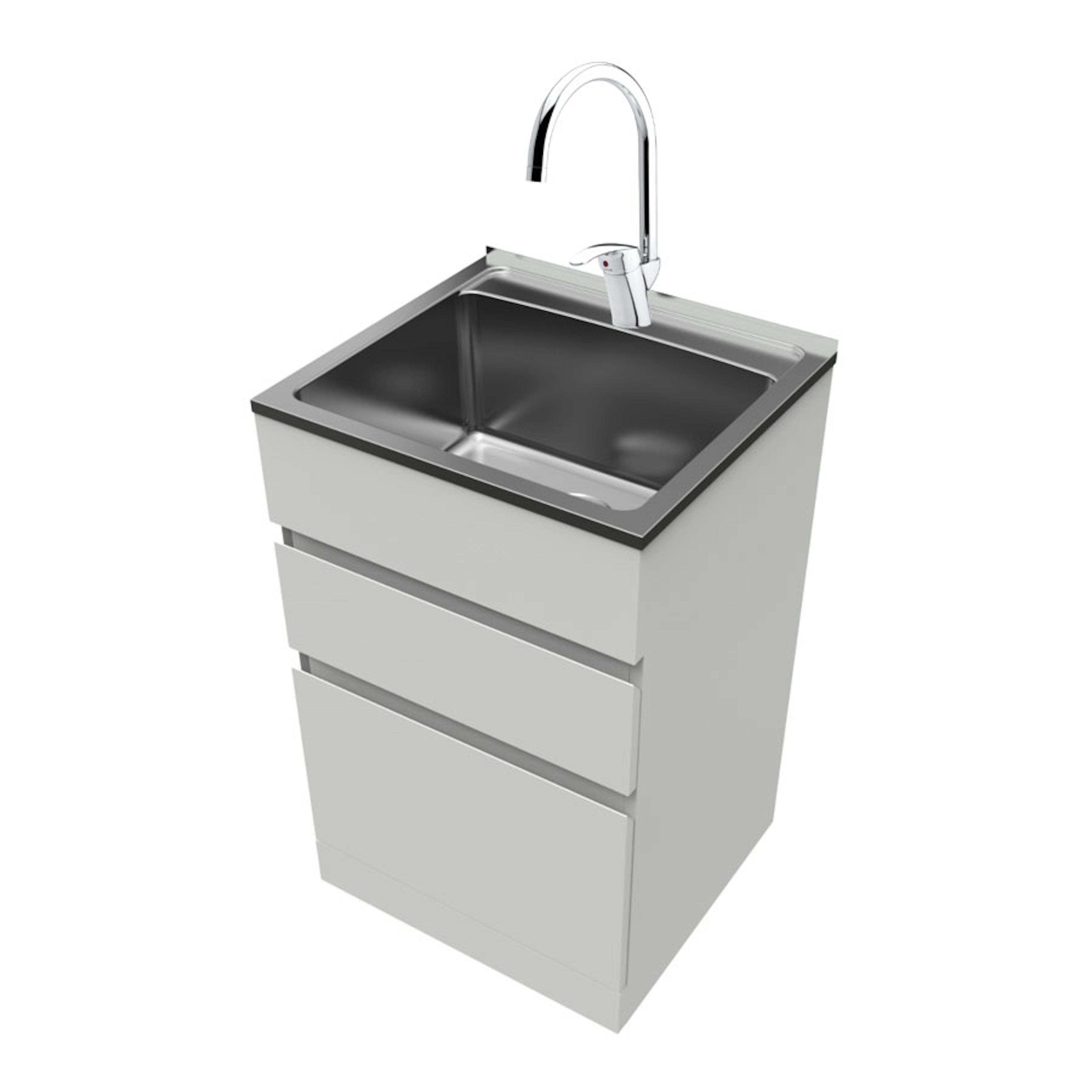 Tvättbänk Nordic Tech NTB 5 med Köksblandare Damixa Space