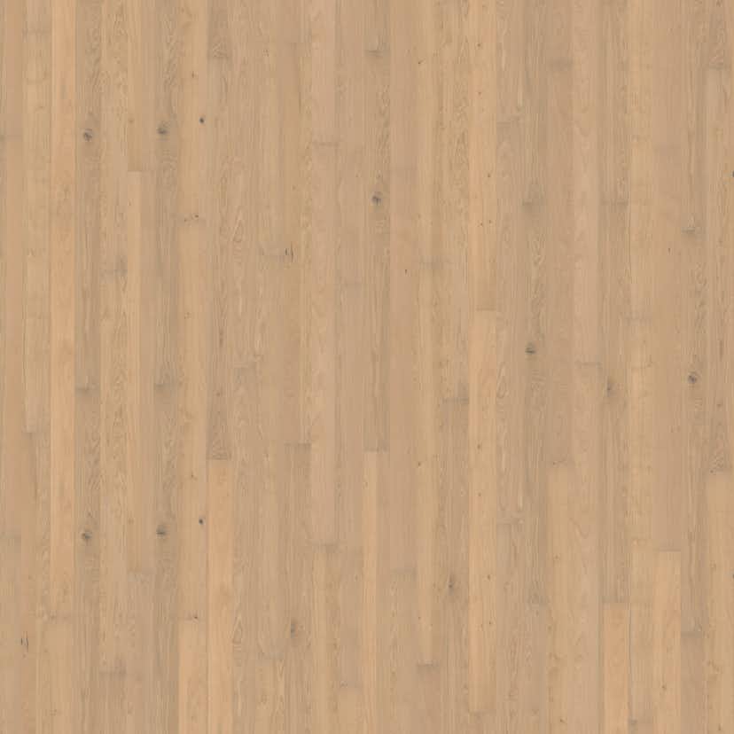 Trägolv Kährs Original Brighton Vit Ek , Mattlackat 1-Stav Parkettgolv