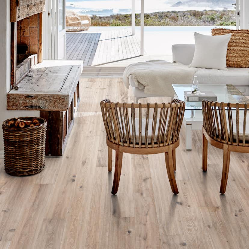 Parkettgolv Kährs Vista Vit Naturoljad Ek 1-Stav