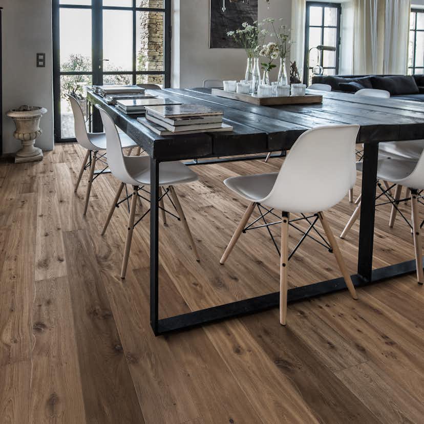 Parkettgolv Kährs Ydre Gråbrun Naturoljad Ek 1-Stav