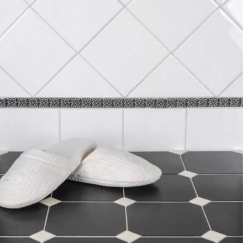 Klinker Tenfors Oktagon Negro 31,6x31,6 cm