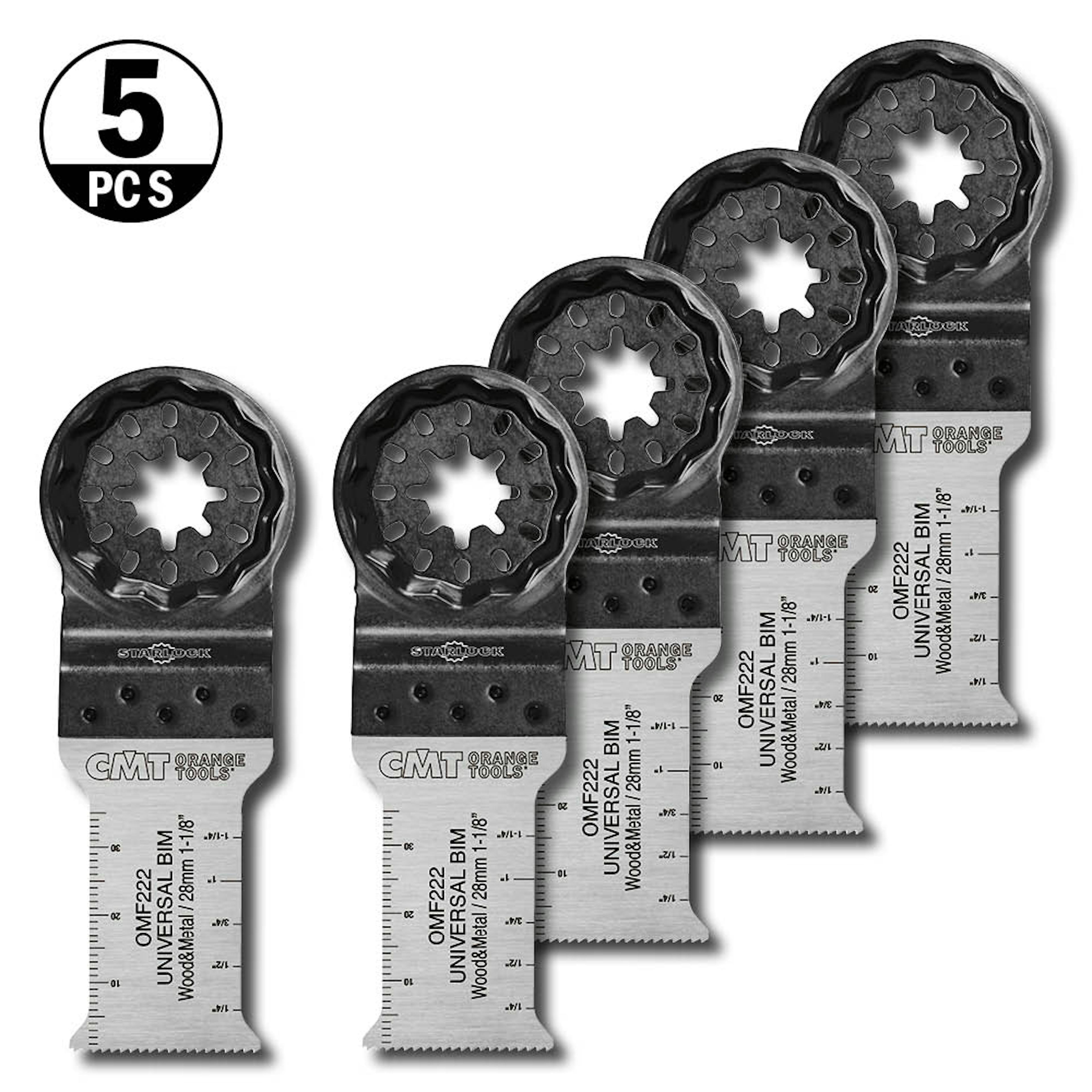 Starlock CMT Orange Tools 28x55mm BIM Trä/metall 5 st