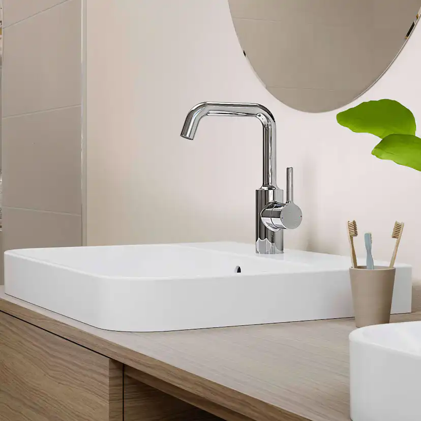 Tvättställsblandare Oras Optima 2611AF med Svängbar Pip