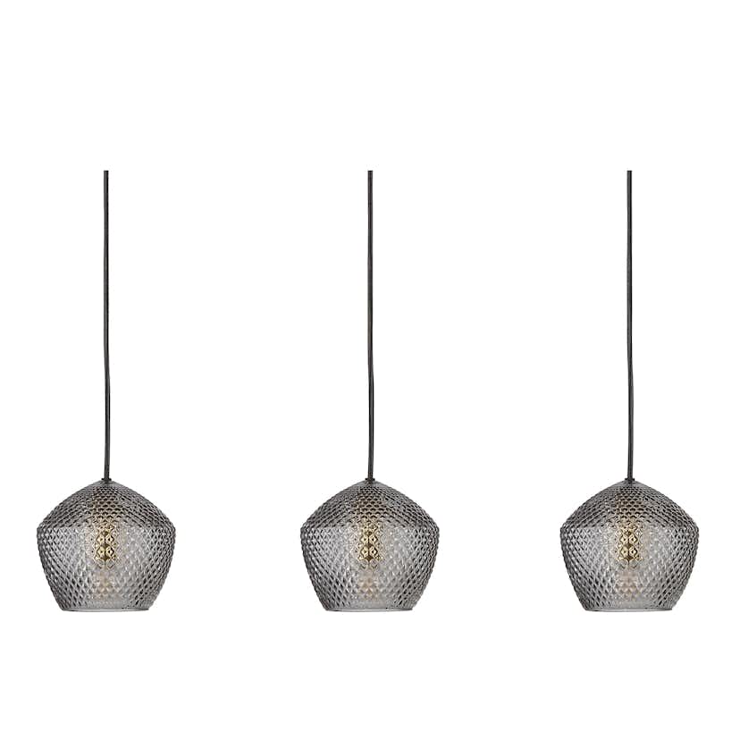 Taklampa Nordlux Orbiform 3-Pendel Rökfärgad