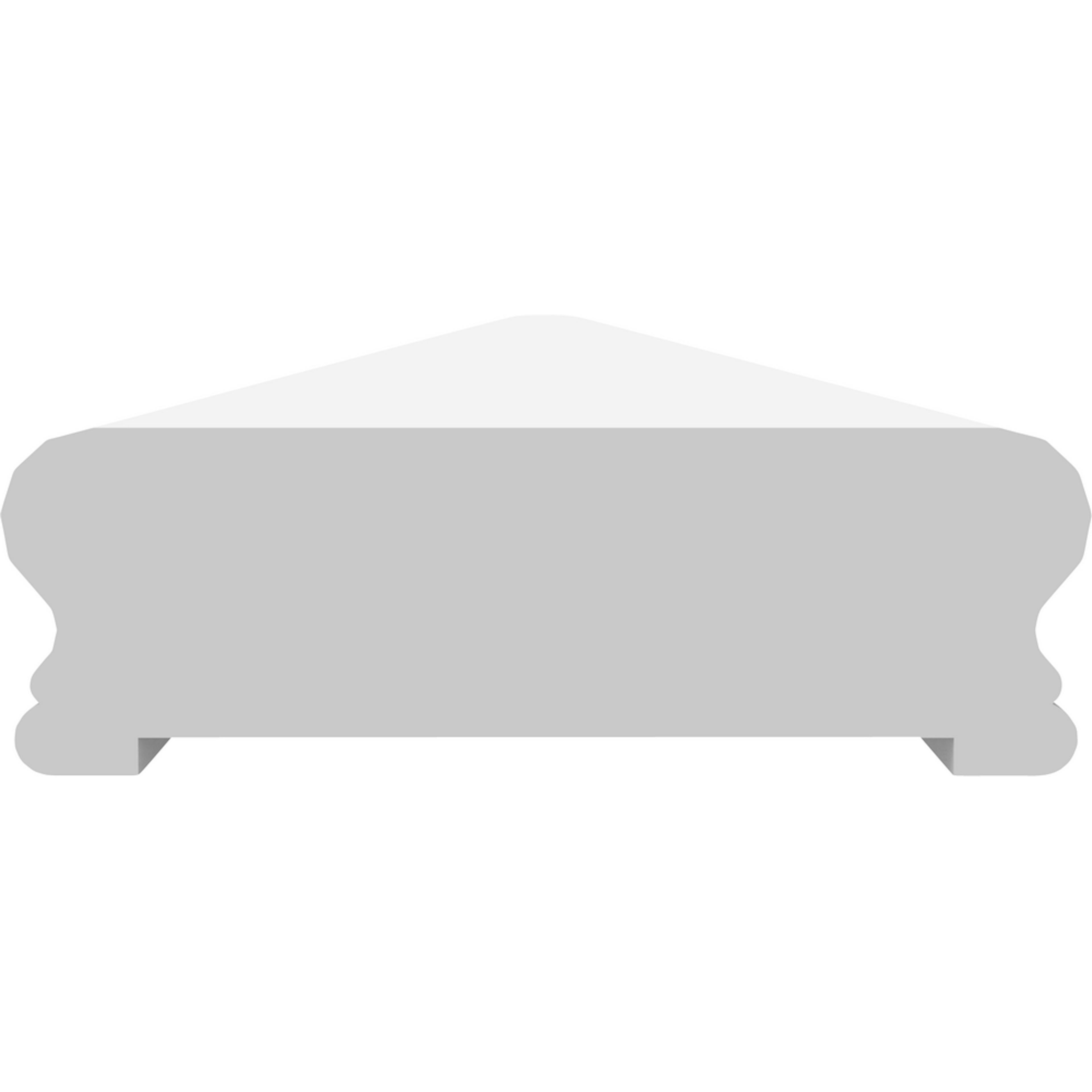 Över/Underliggare Jabo Grundmålad 2400x140x45 mm