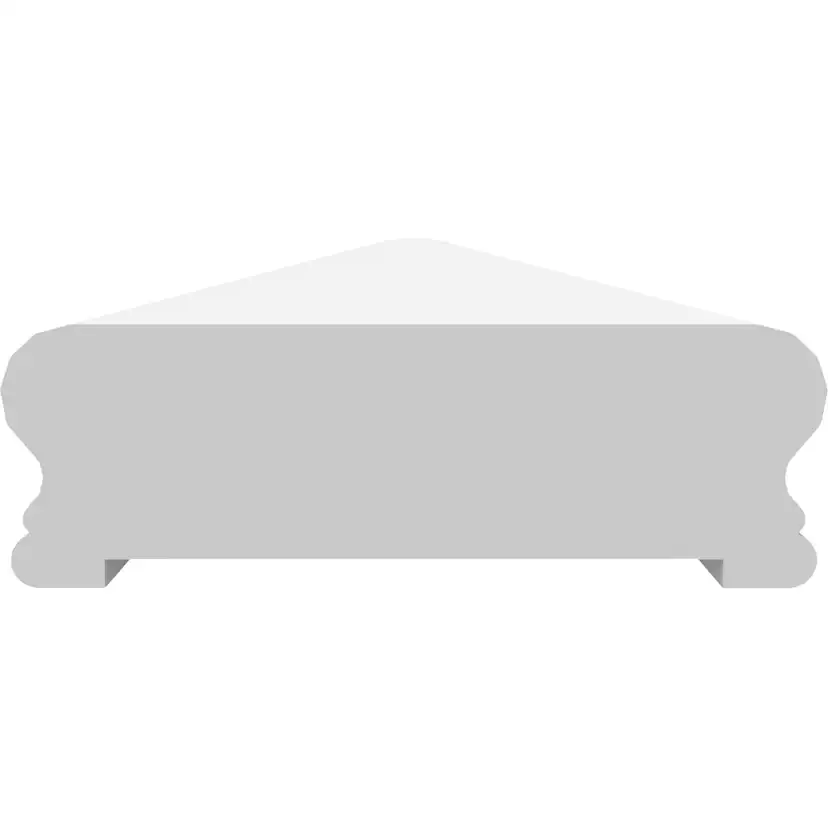 Över/Underliggare Jabo Grundmålad 2400x140x45 mm