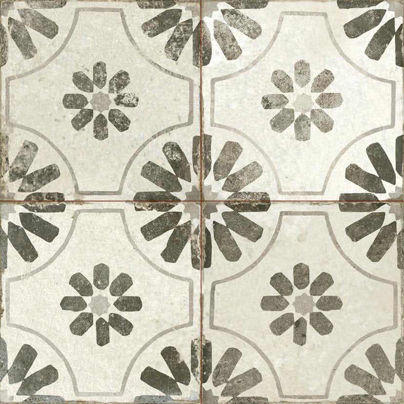 Klinker Tenfors FS Blume Black 45x45 cm