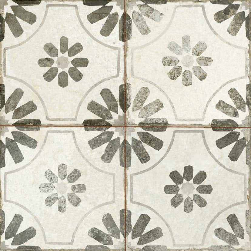 Klinker Tenfors FS Blume Black 45x45 cm