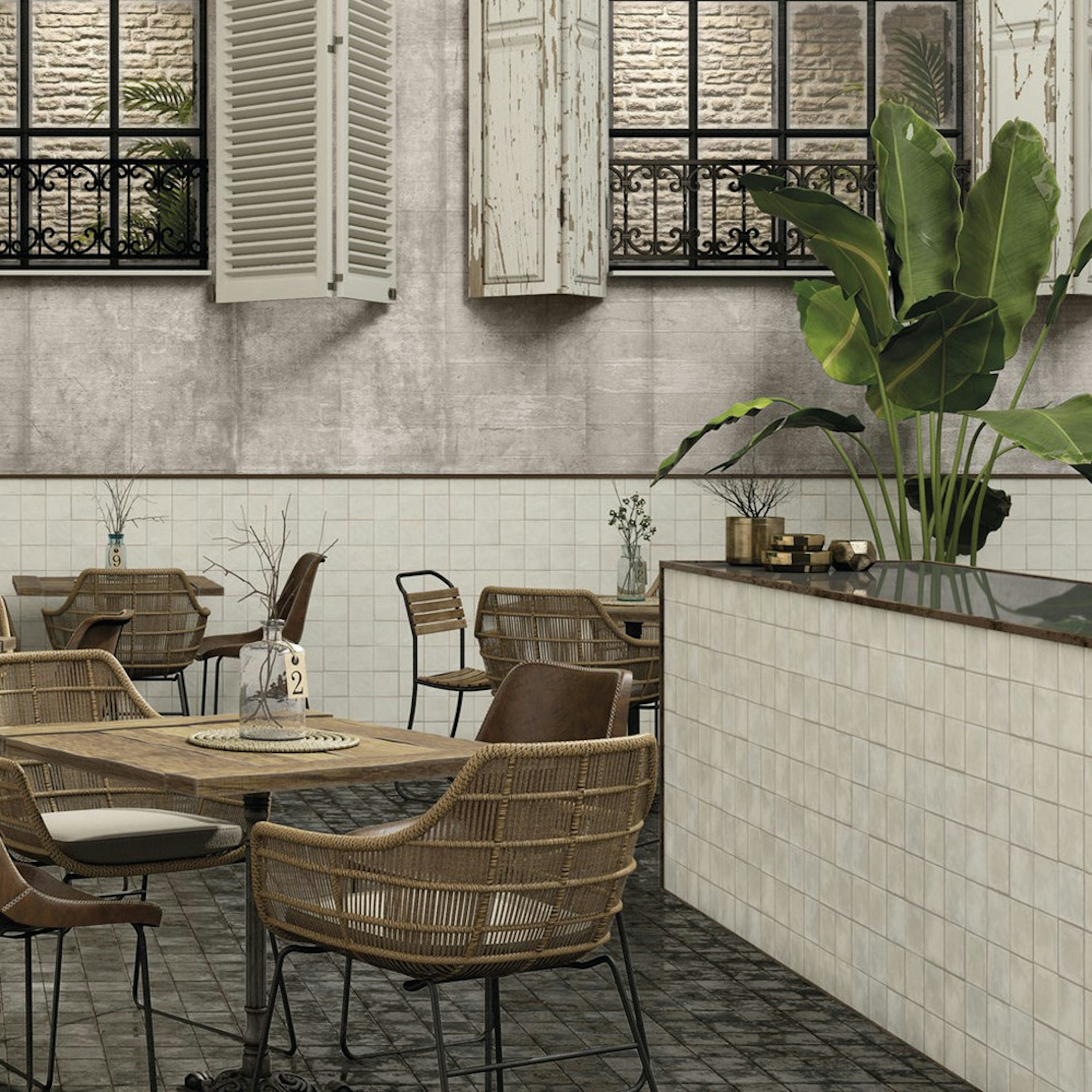 Klinker Tenfors FS Etna White 33x33 cm