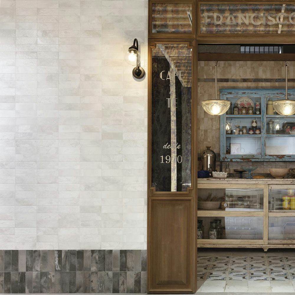 Kakel Tenfors FS Raku White 20x40 cm