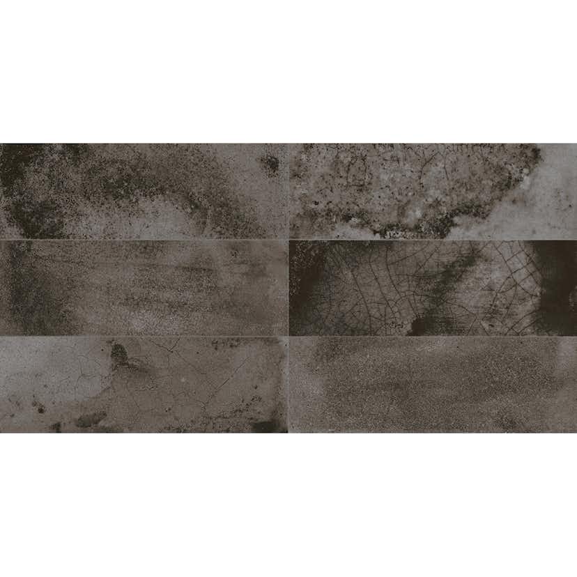 Kakel Tenfors FS Raku Black 20x40 cm