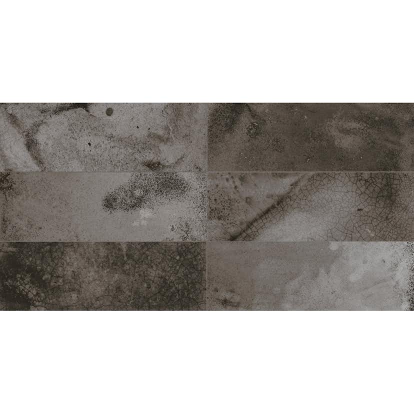 Kakel Tenfors FS Raku Black 20x40 cm