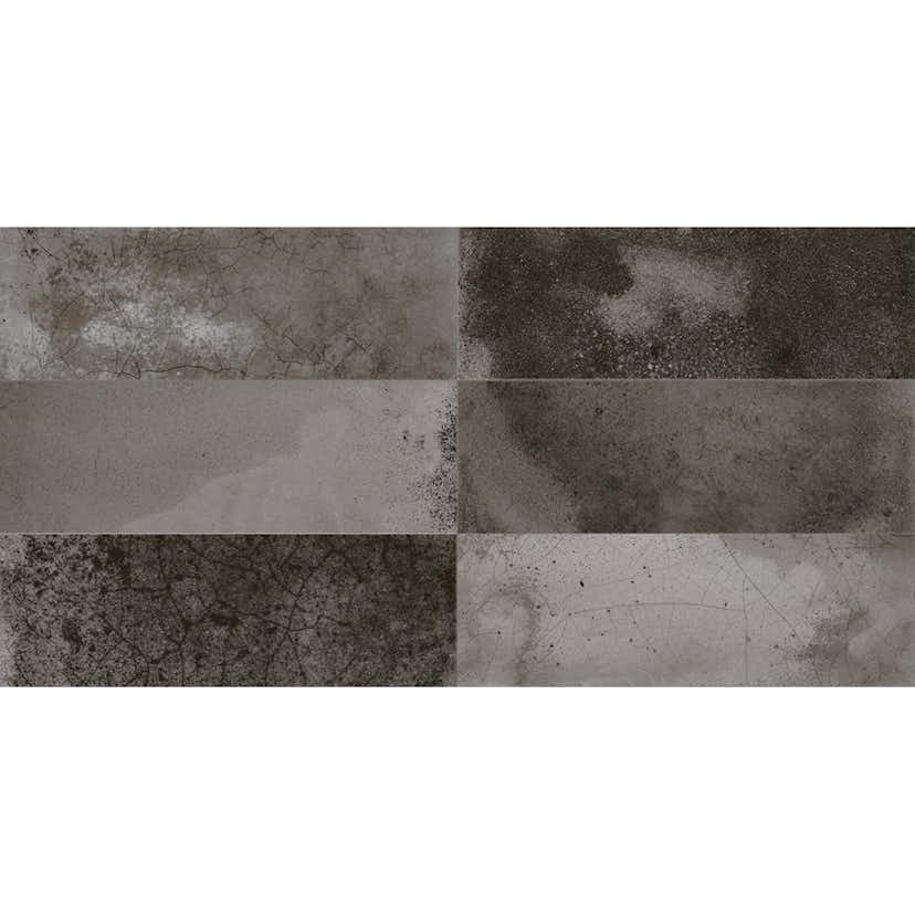 Kakel Tenfors FS Raku Black 20x40 cm