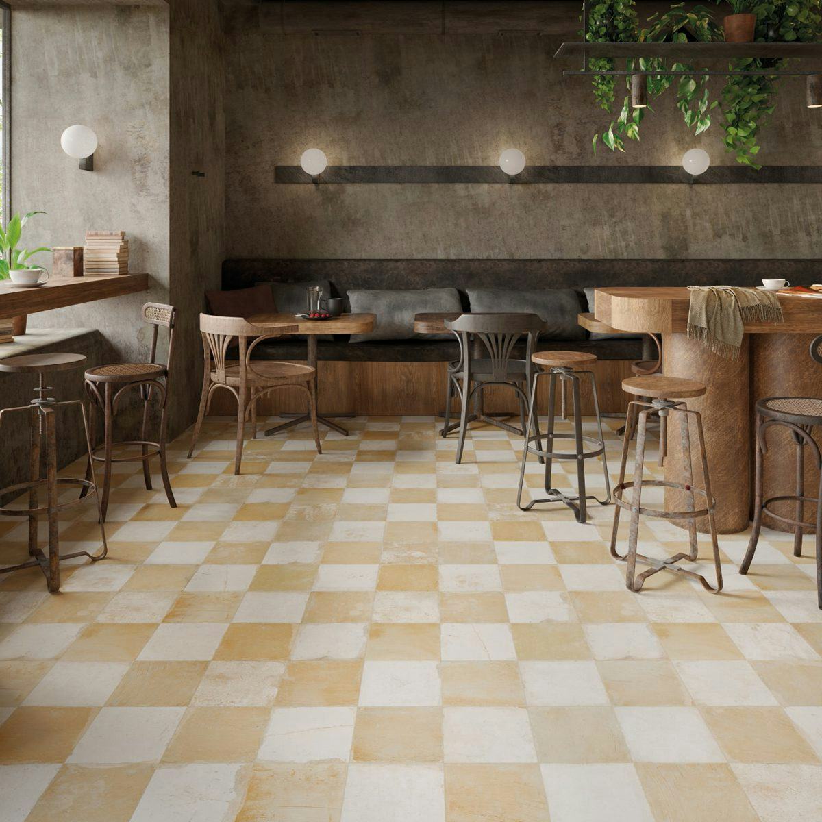 Klinker FS Checker Sand 45x45 cm