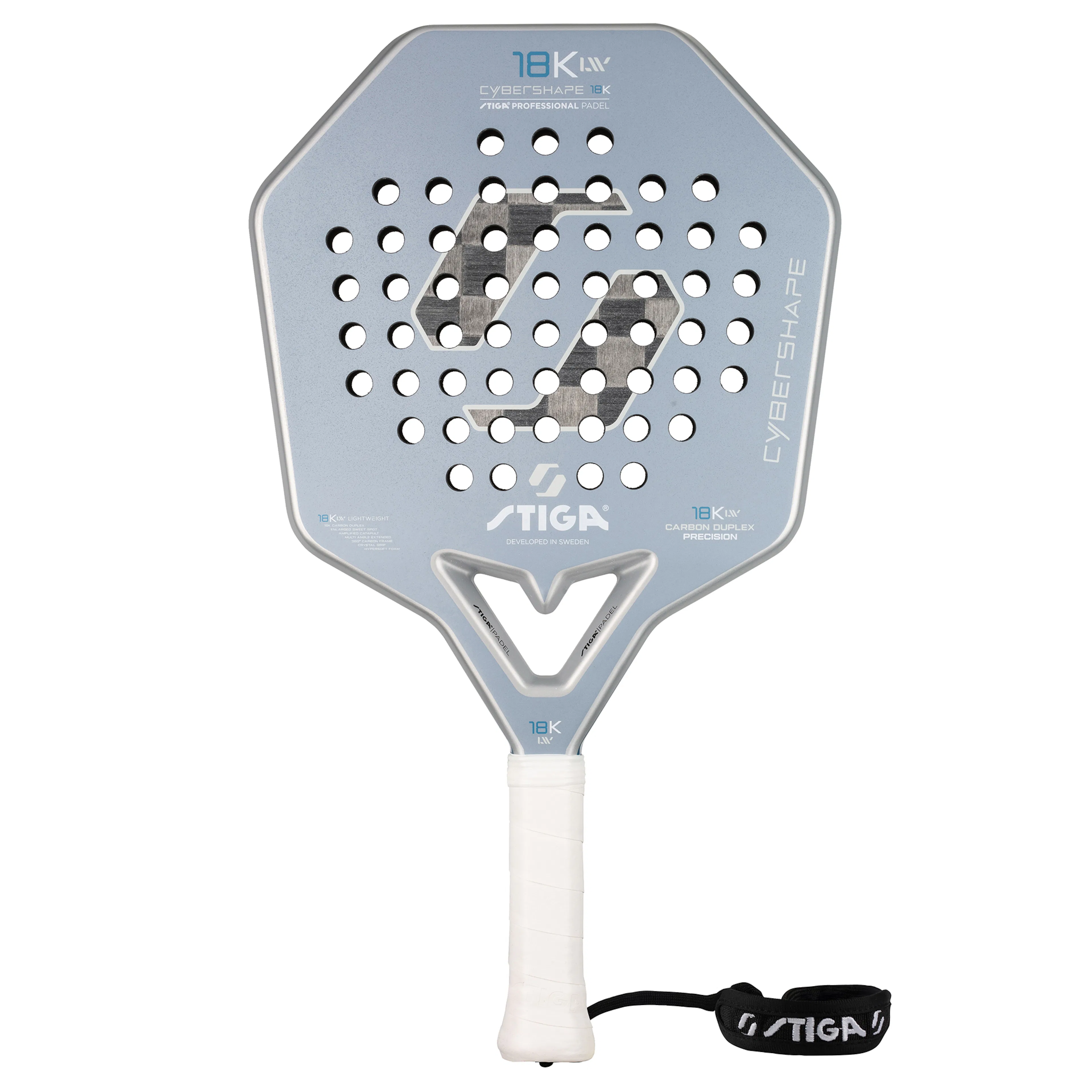 Padelracket STIGA Sports 18K LW 2 Cybershape