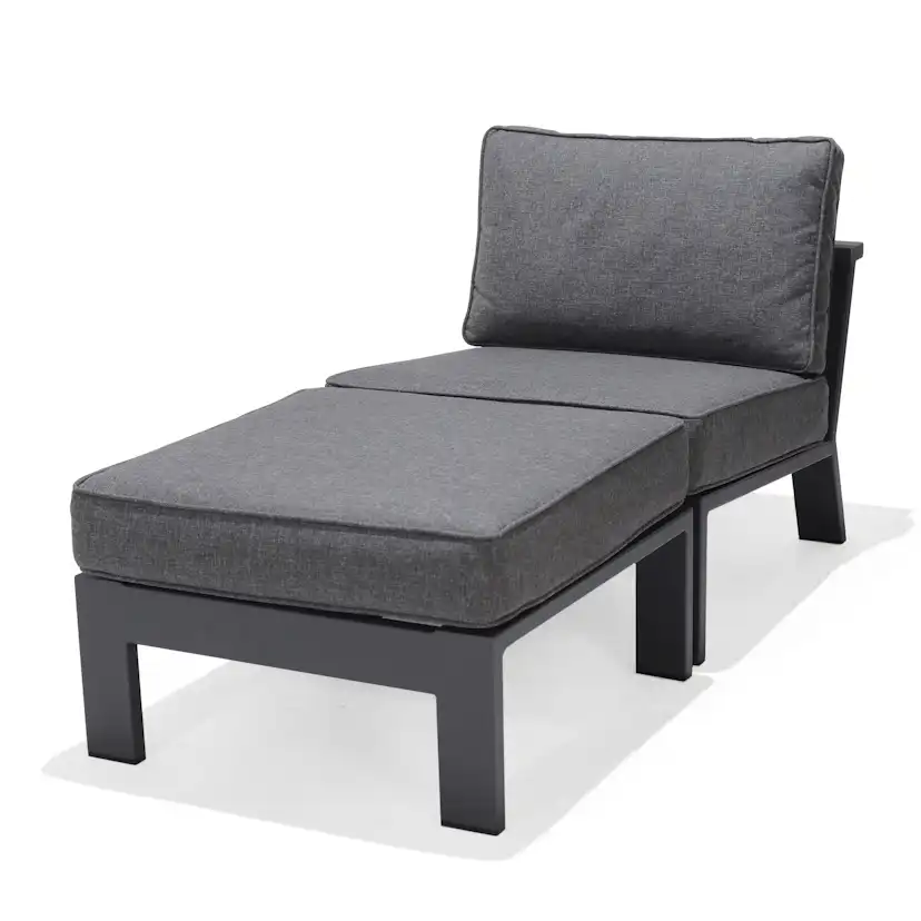 Loungefåtölj LifestyleGarden Palau med fotpall