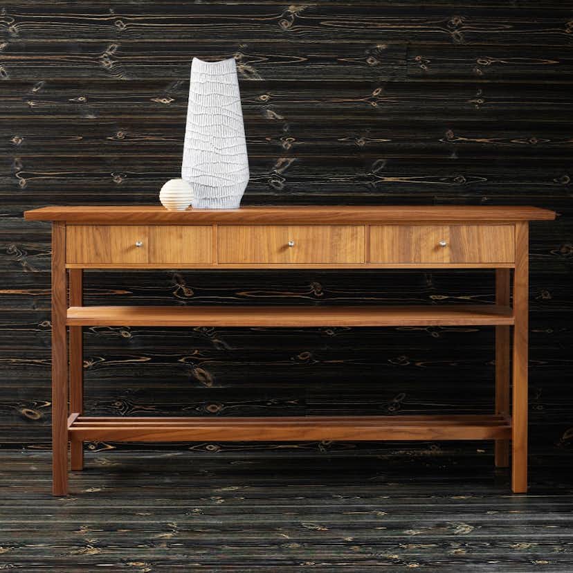 Panel Ändspont Baseco Antik Svart Slätspont