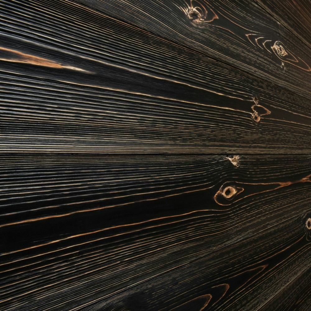 Panel Ändspont Baseco Antik Svart Slätspont