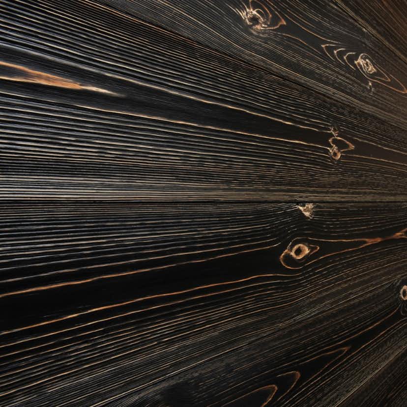 Panel Ändspont Baseco Antik Svart Slätspont