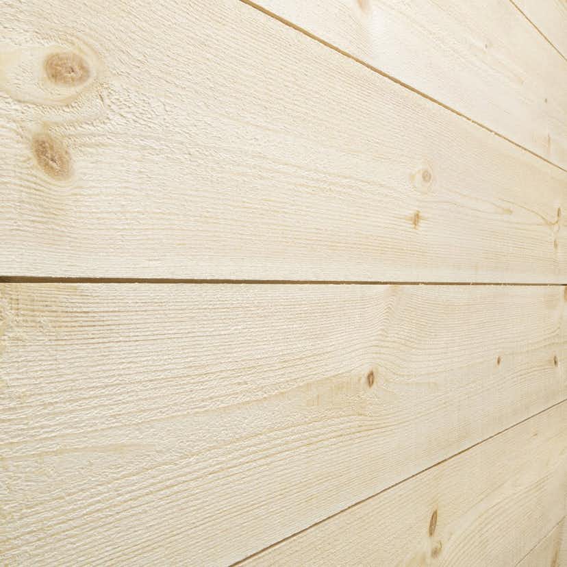 Panel Ändspont Baseco Finsågad Obehandlad Spår