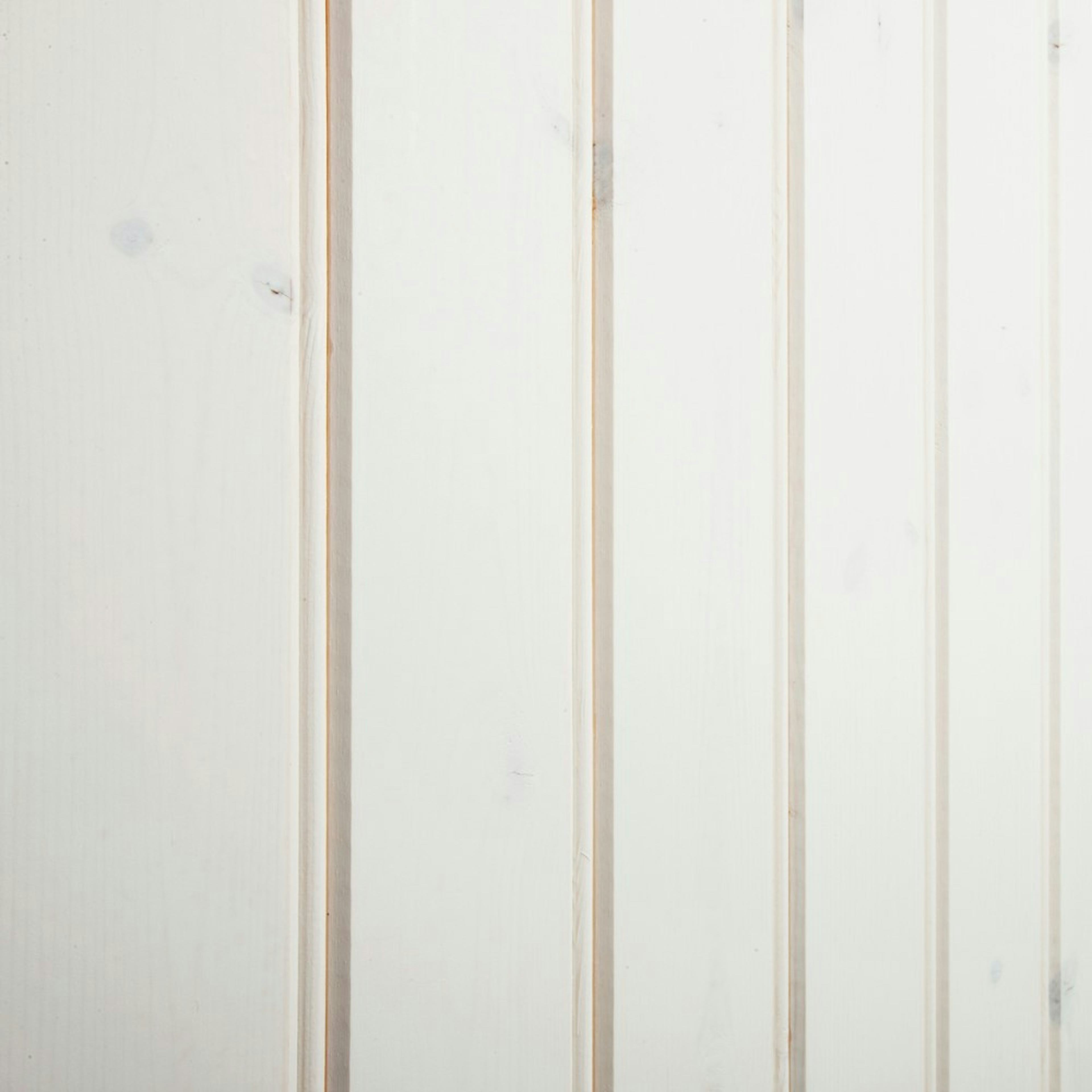 Panel Ändspont Baseco Laserad Vit Pärlspont