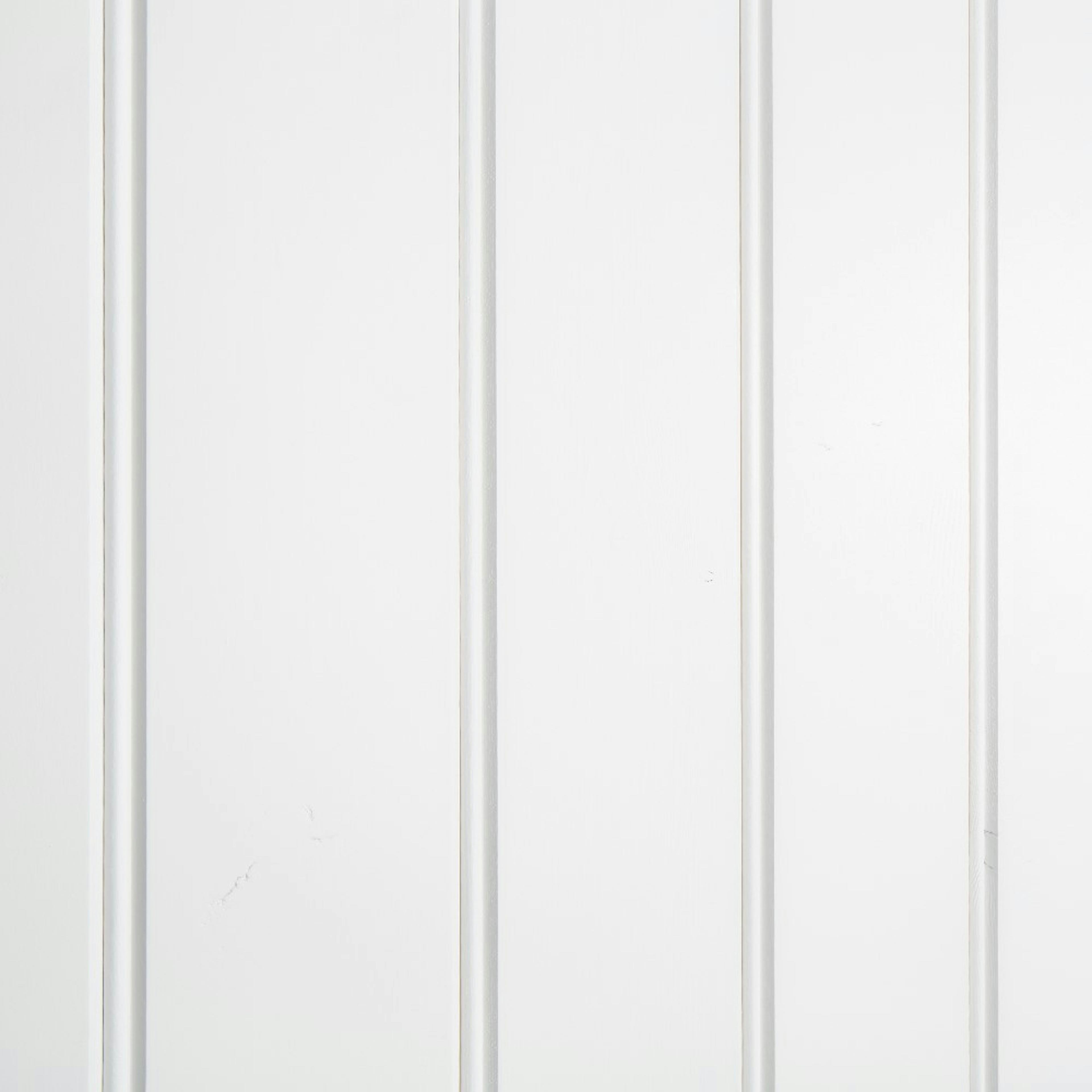 Panel Ändspont Baseco Snövit Pärlspont