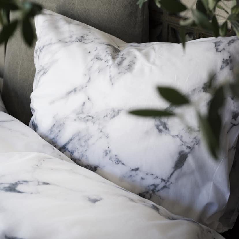 Påslakanset Borganäs of Sweden Marmor Grå