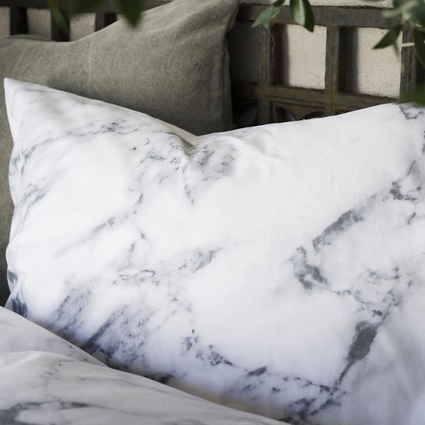 Påslakanset Borganäs of Sweden Marmor Grå