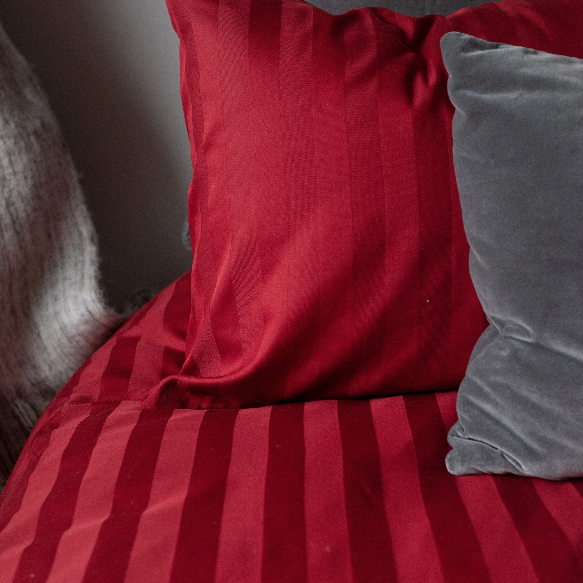 Påslakanset Borganäs of Sweden Satin Enkelsäng