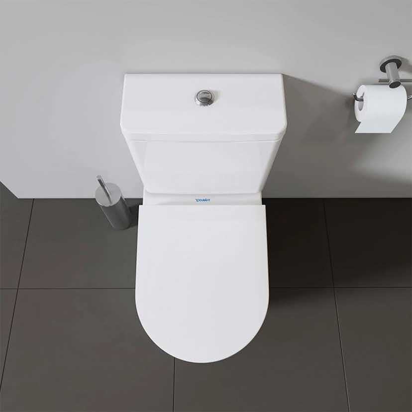 Toalettstol Duravit D-Neo 200209 Rimless med Mjukstängande Hårdsits