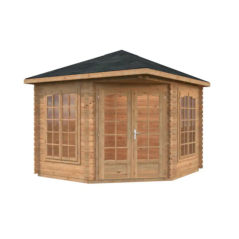 Lusthus Palmako Melanie Väggtjocklek 28 mm, 7,8 m2