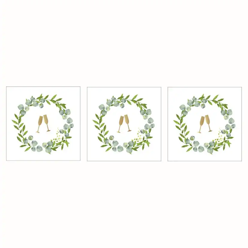 Servett Paperproducts Design Champagne 33x33 cm 3 st 20-pack