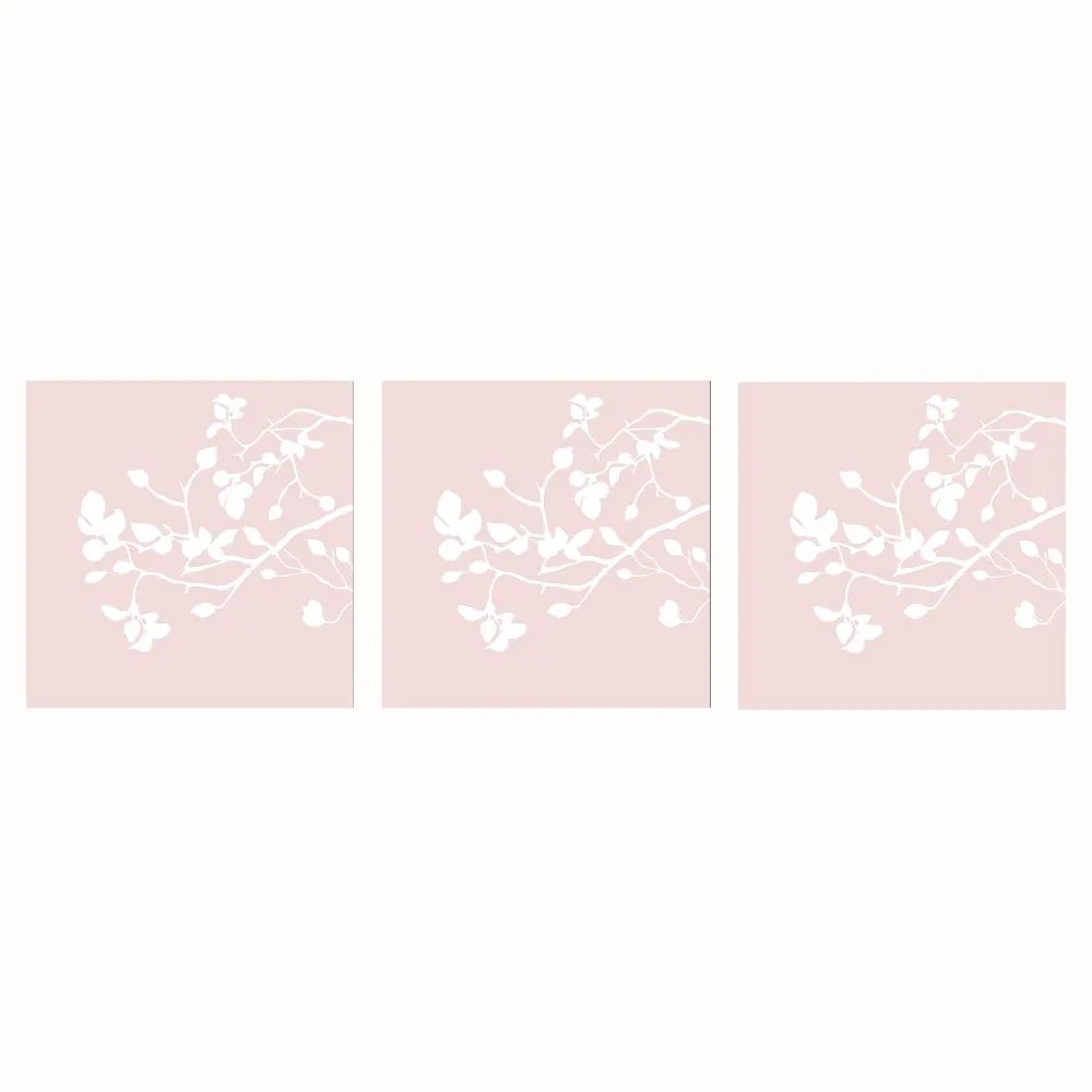 Servett Paperproducts Design Pure Branch 33x33 cm Rosé 3 st 20-pack