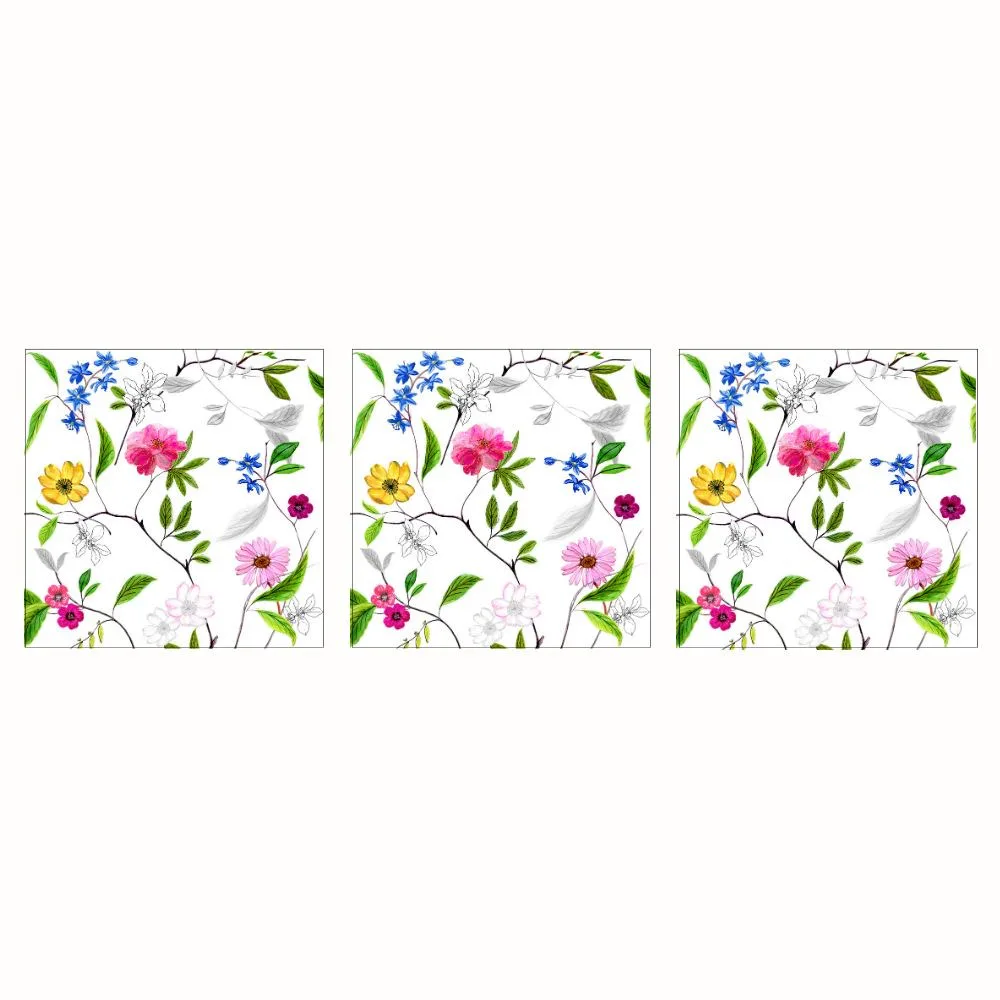 Servett Paperproducts Design Flower Power 33x33 cm 3 st 20-pack