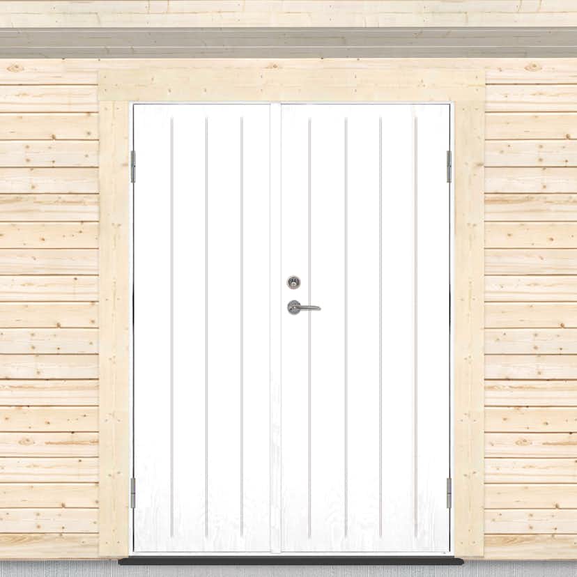 Pardörr Sveadörren Kall Grundmålad