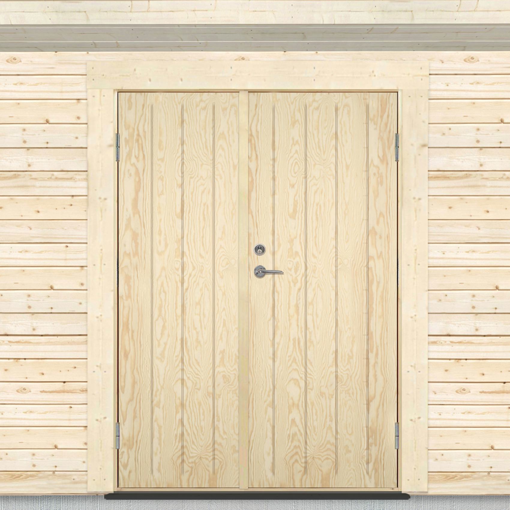 Pardörr Sveadörren Kall Obehandlad