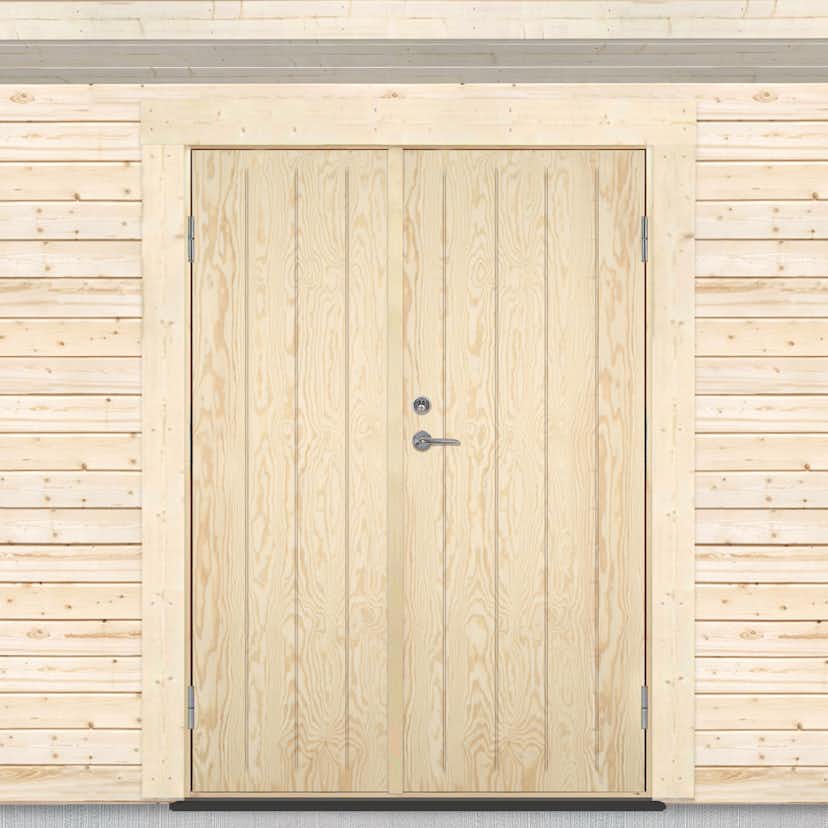 Pardörr Sveadörren Kall Obehandlad