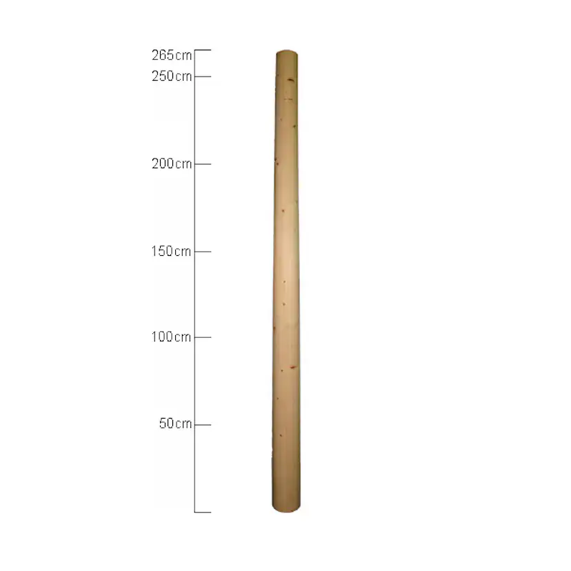 Pelare Nordingrå Trä Gran Konisk