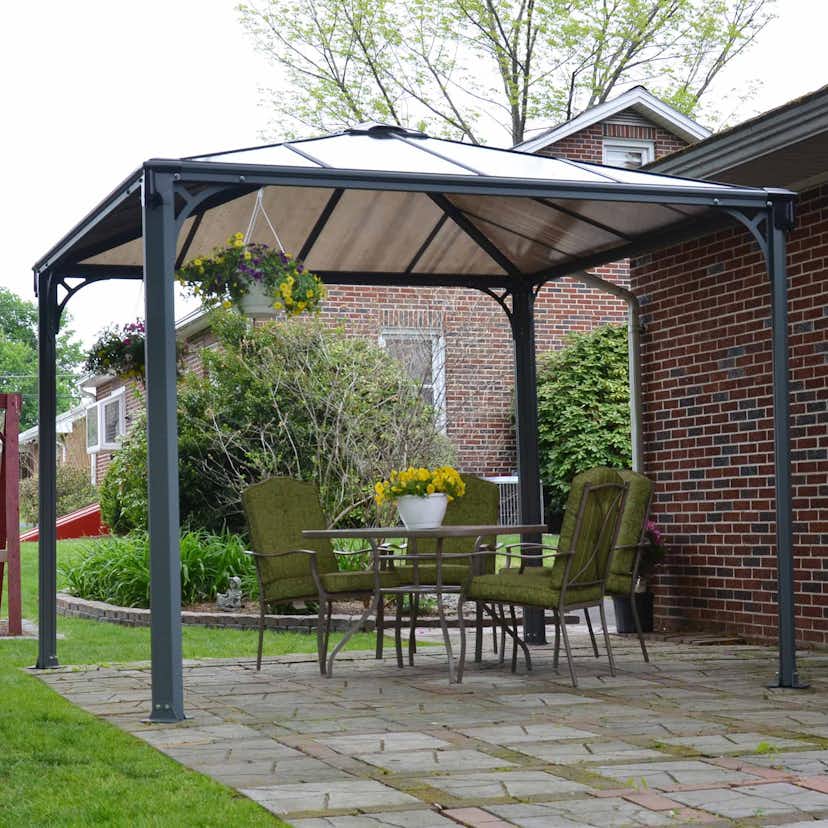 Pergola gop Palermo 3000 9 m² med Takventil