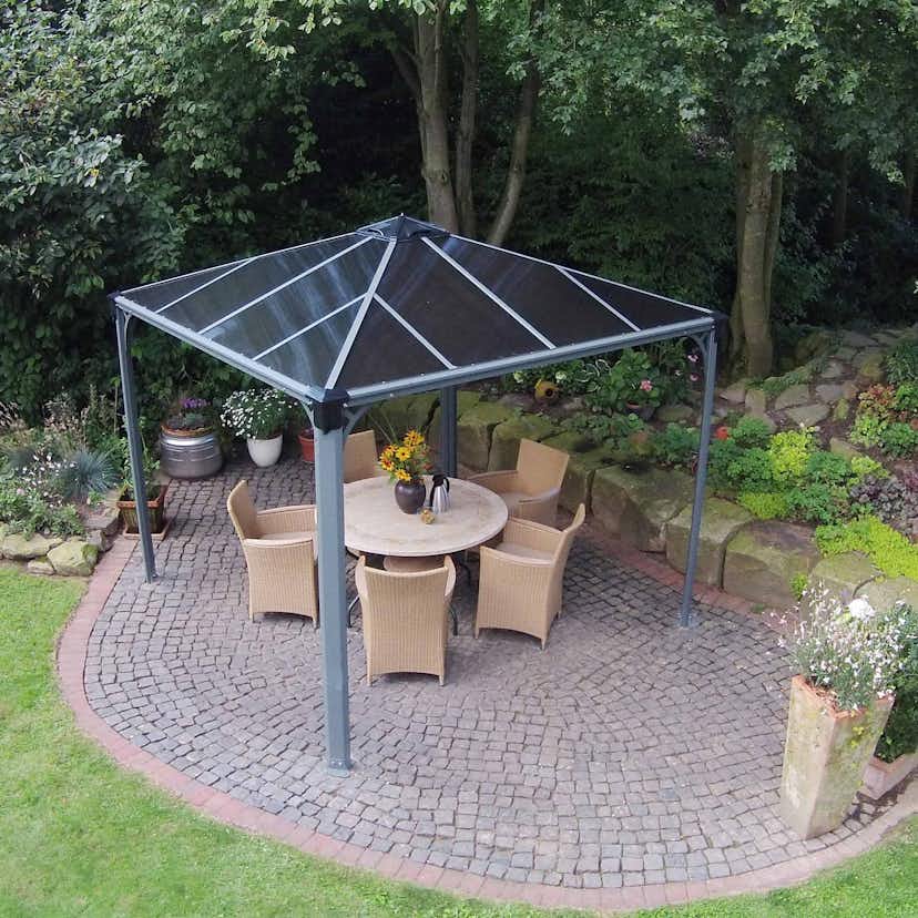 Pergola gop Palermo 3000 13 m² med Takventil