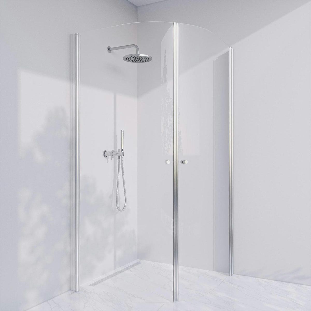 Duschhörn Invitrea Prime PH44 med Glasrengöring