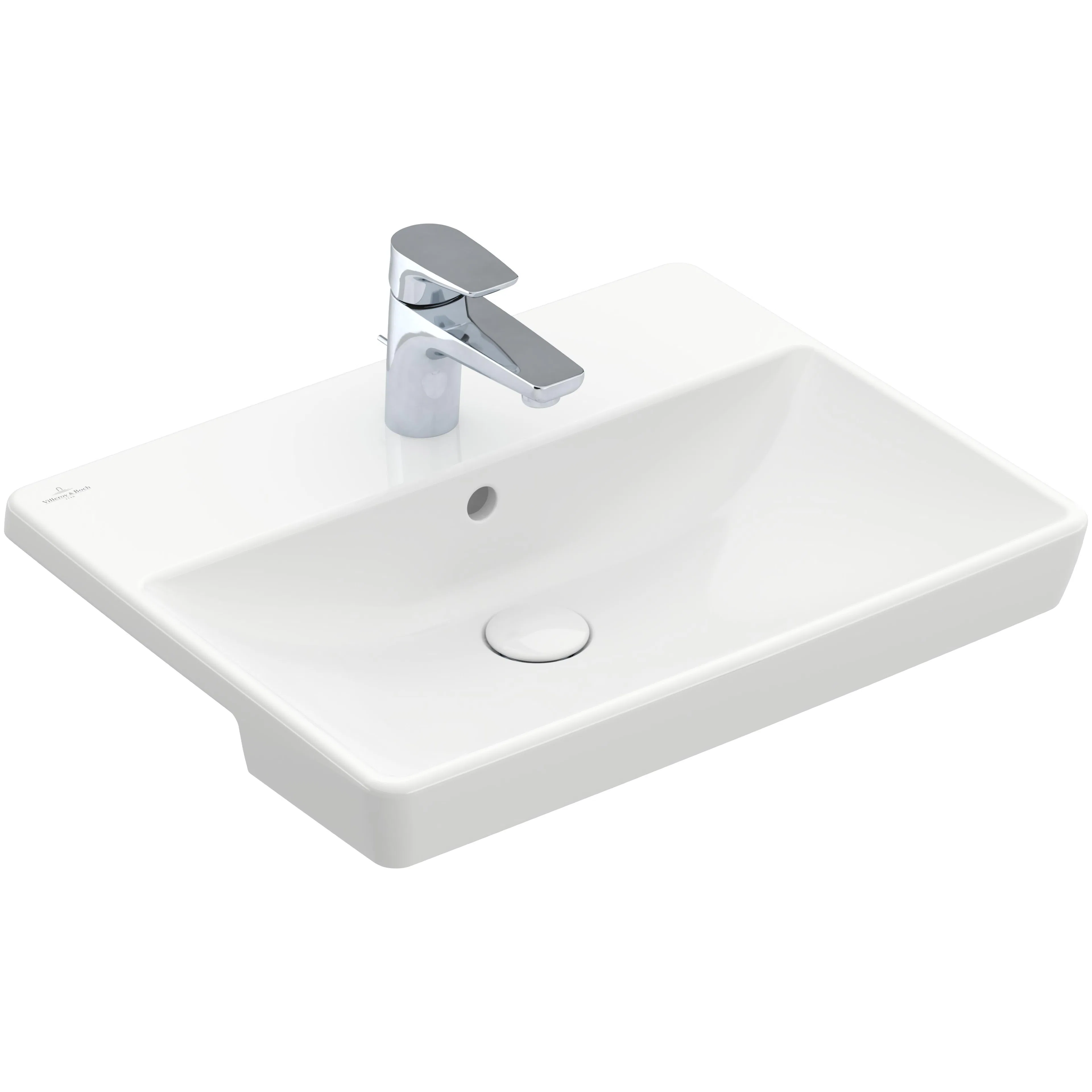 Tvättställ Villeroy & Boch Avento Halvinfällt 550 mm