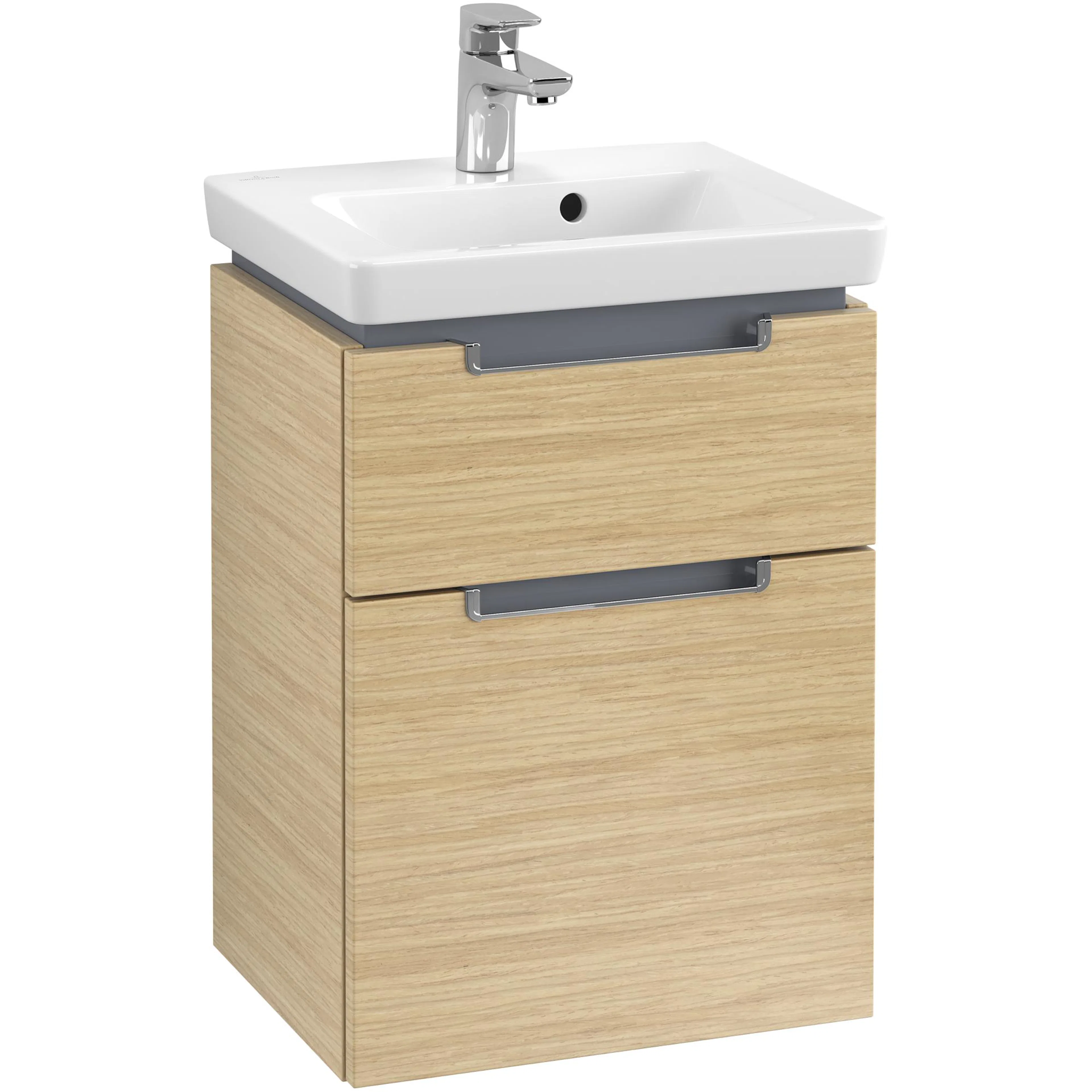 Tvättställsskåp Villeroy & Boch Subway 2.0 med 2 Lådor