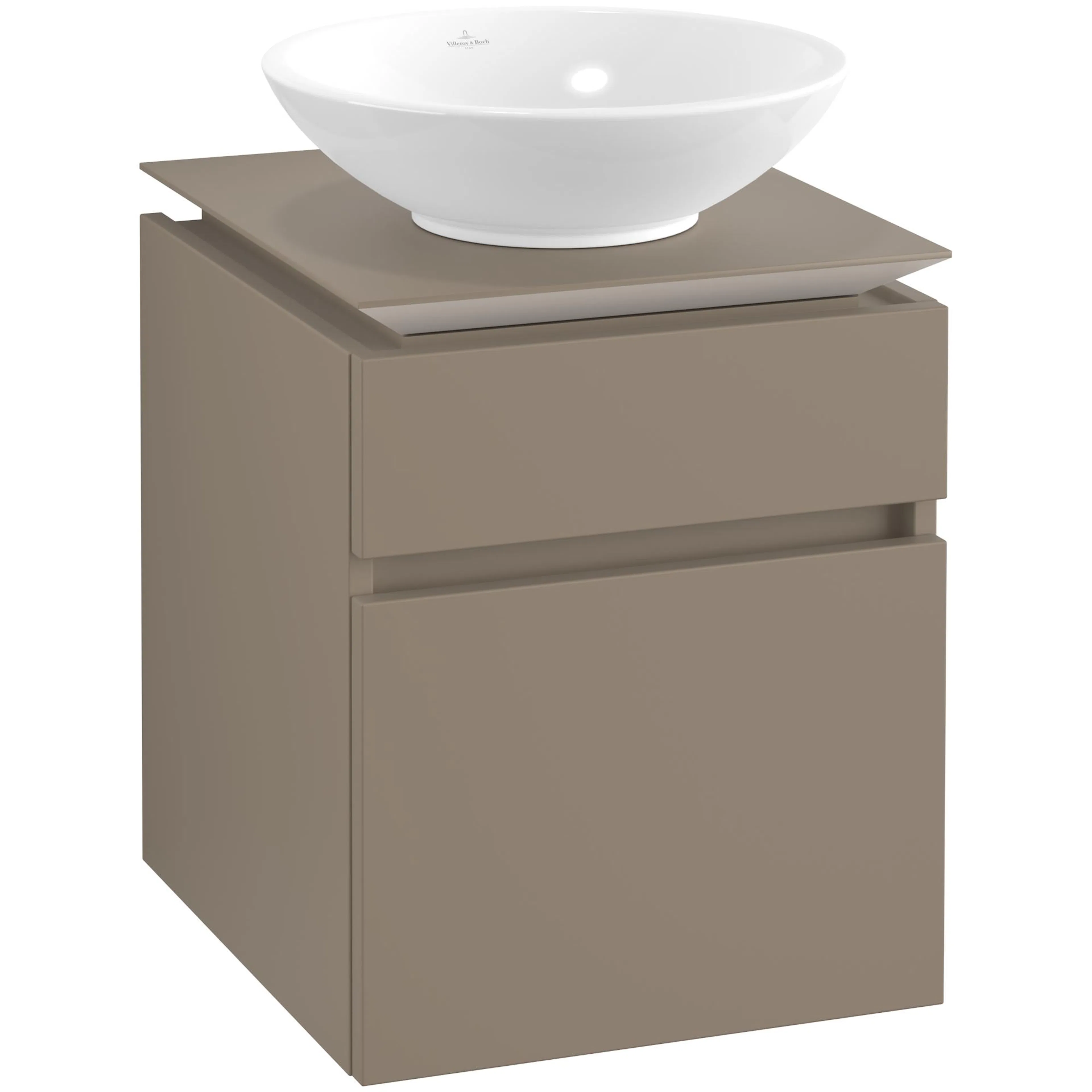 Tvättställsskåp Villeroy & Boch Legato 450 med 2 Lådor för Ytmonterat Tvättställ