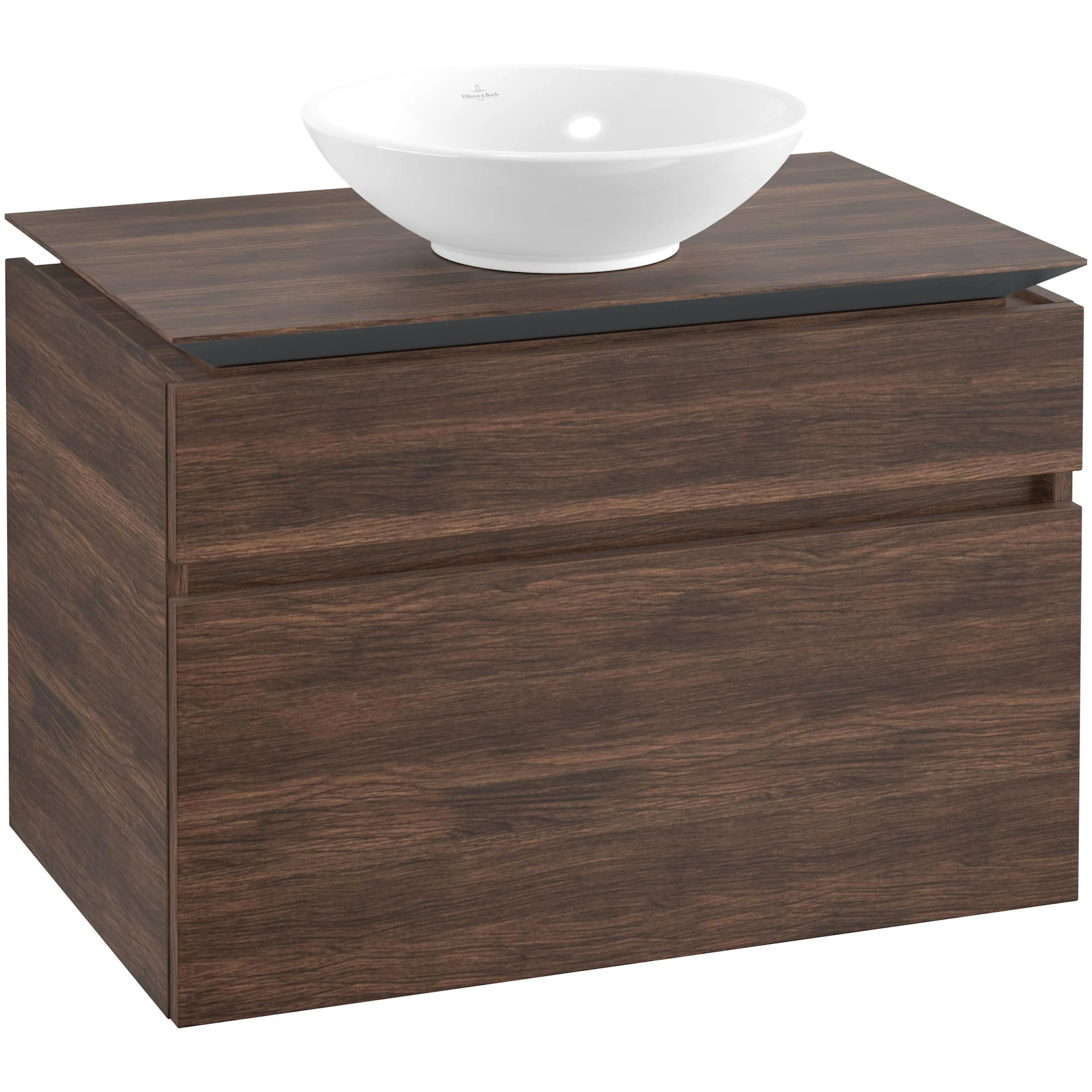 Tvättställsskåp Villeroy & Boch Legato 800 med 2 Lådor för Ytmonterat Tvättställ