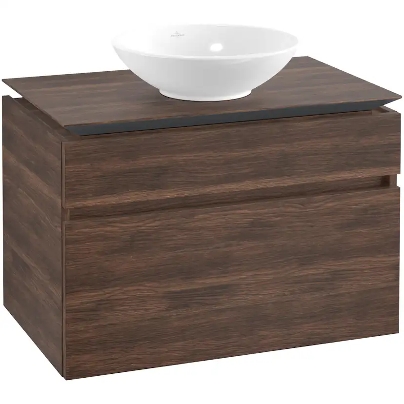 Tvättställsskåp Villeroy & Boch Legato 800 med 2 Lådor för Ytmonterat Tvättställ