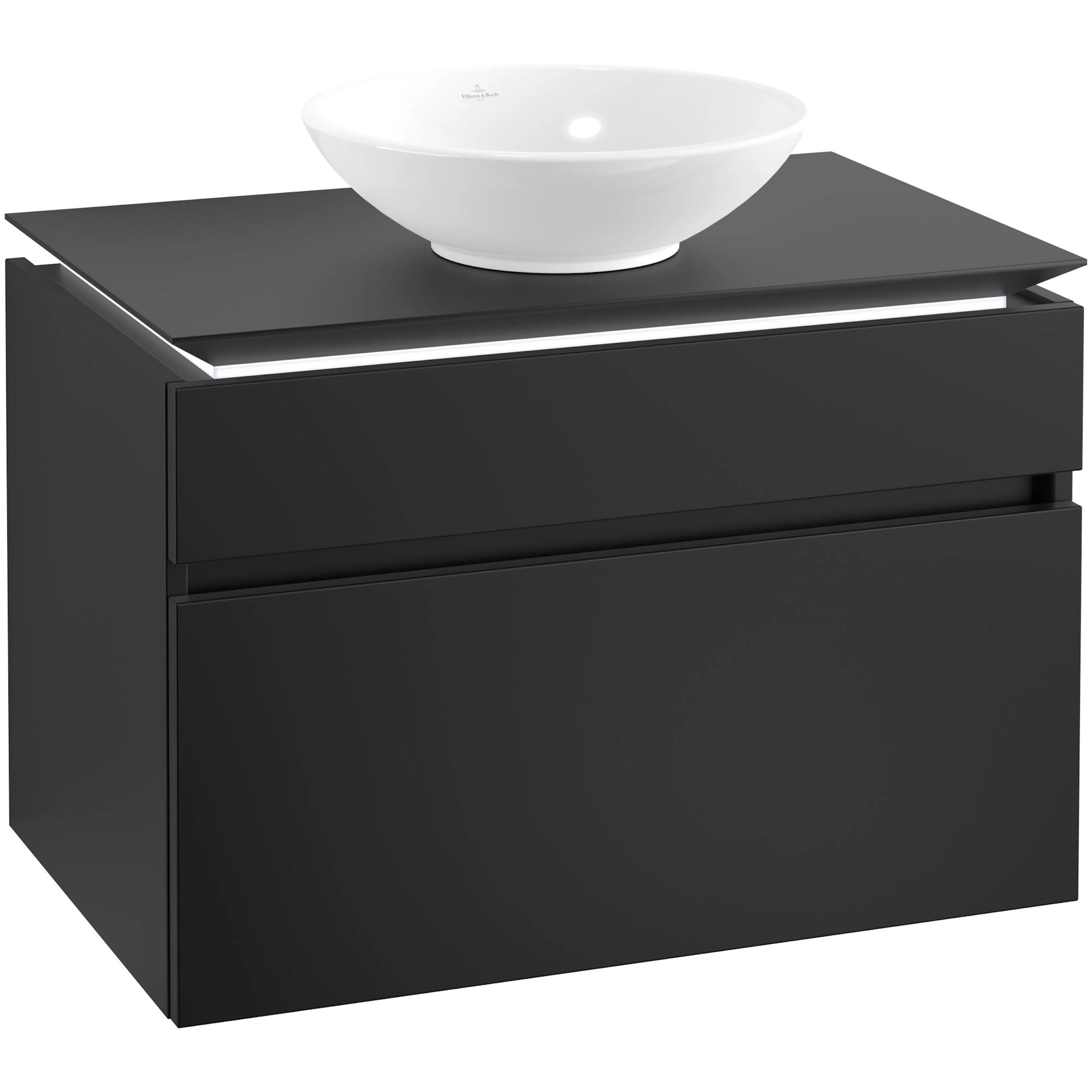 Tvättställsskåp Villeroy & Boch Legato 800 med 2 Lådor för Ytmonterat Tvättställ